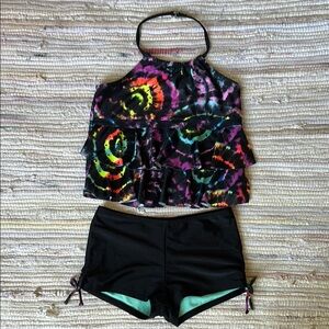 Wonder Nation Tie-Dye Tankini set